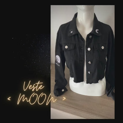 Veste en jean « Moon »