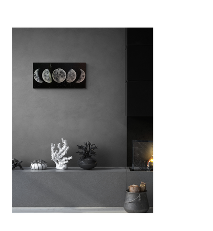 Peinture sur toile "Phases de Lune"