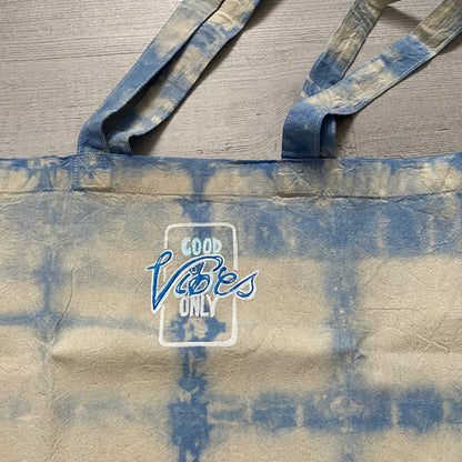 Duo sac + trousse « Good vibes only »