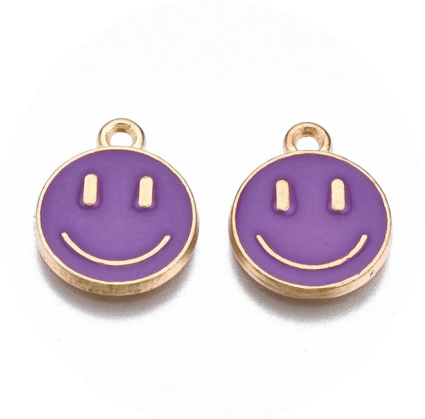 Collier pendentif Smiley