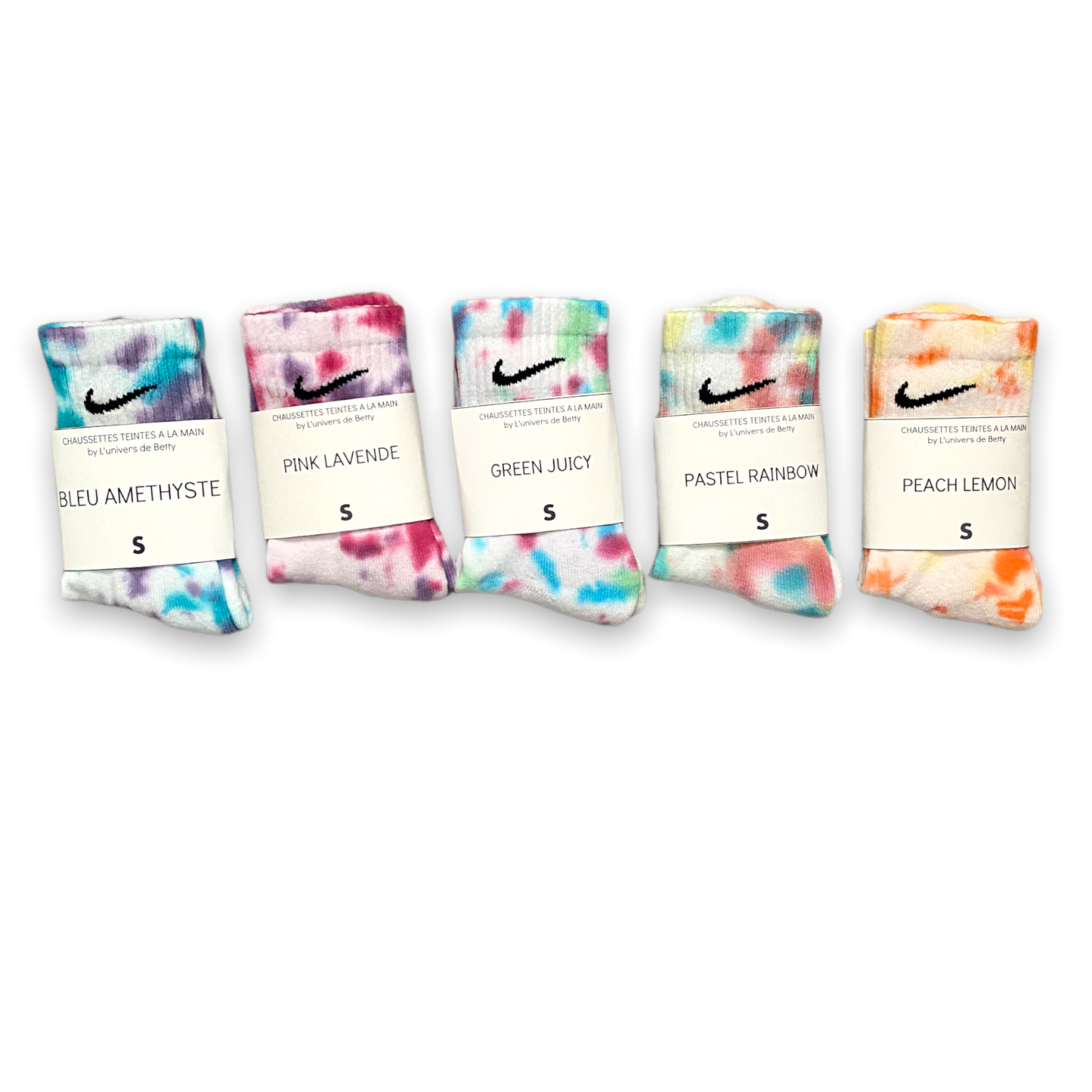 Chaussettes Nike Tie & Dye - Sky blue