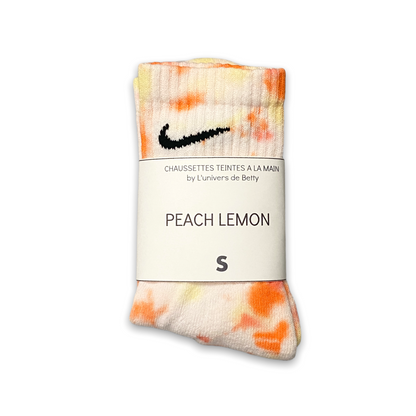 Chaussettes Nike Tie & Dye - Peach Lemon