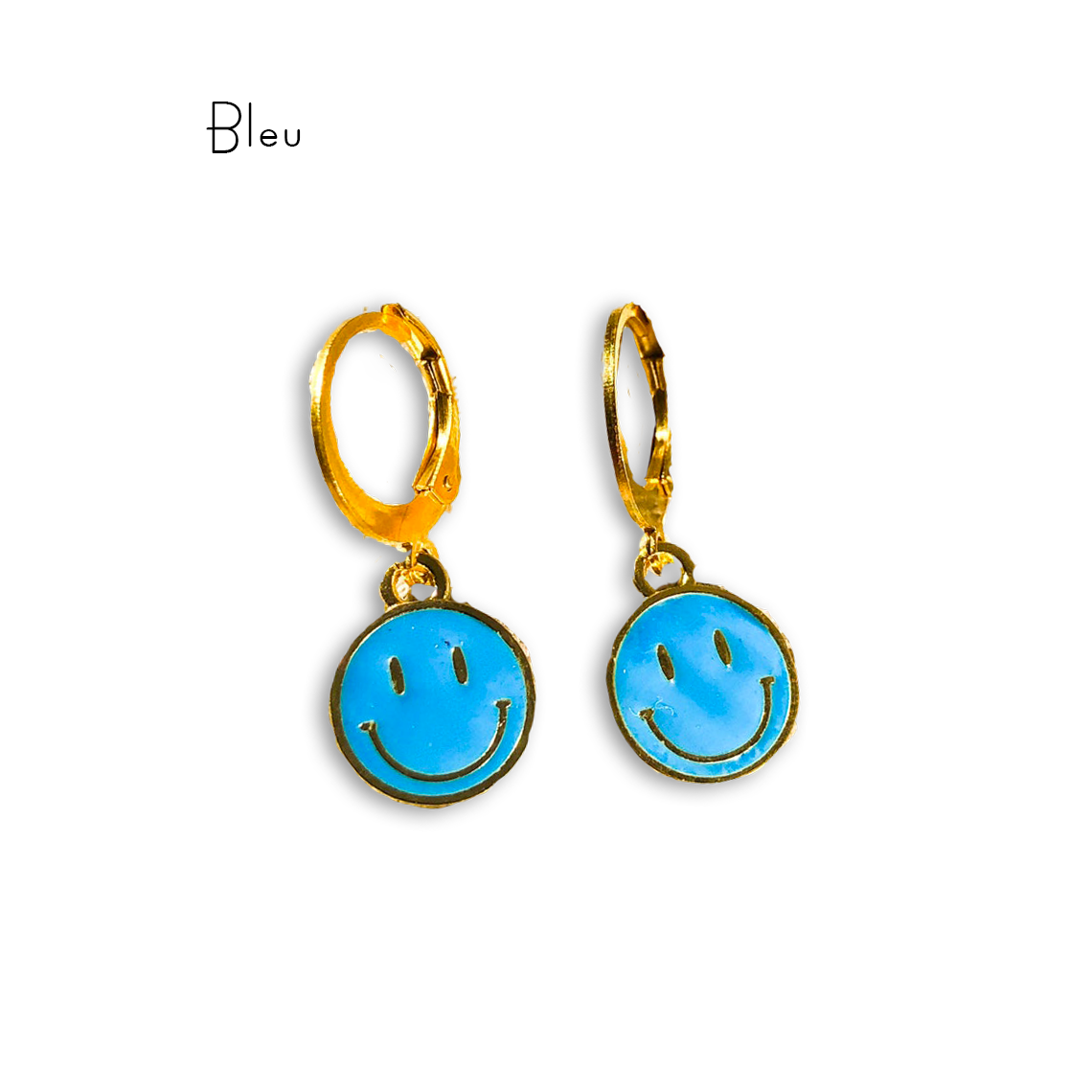 Boucles d'oreilles Smiley